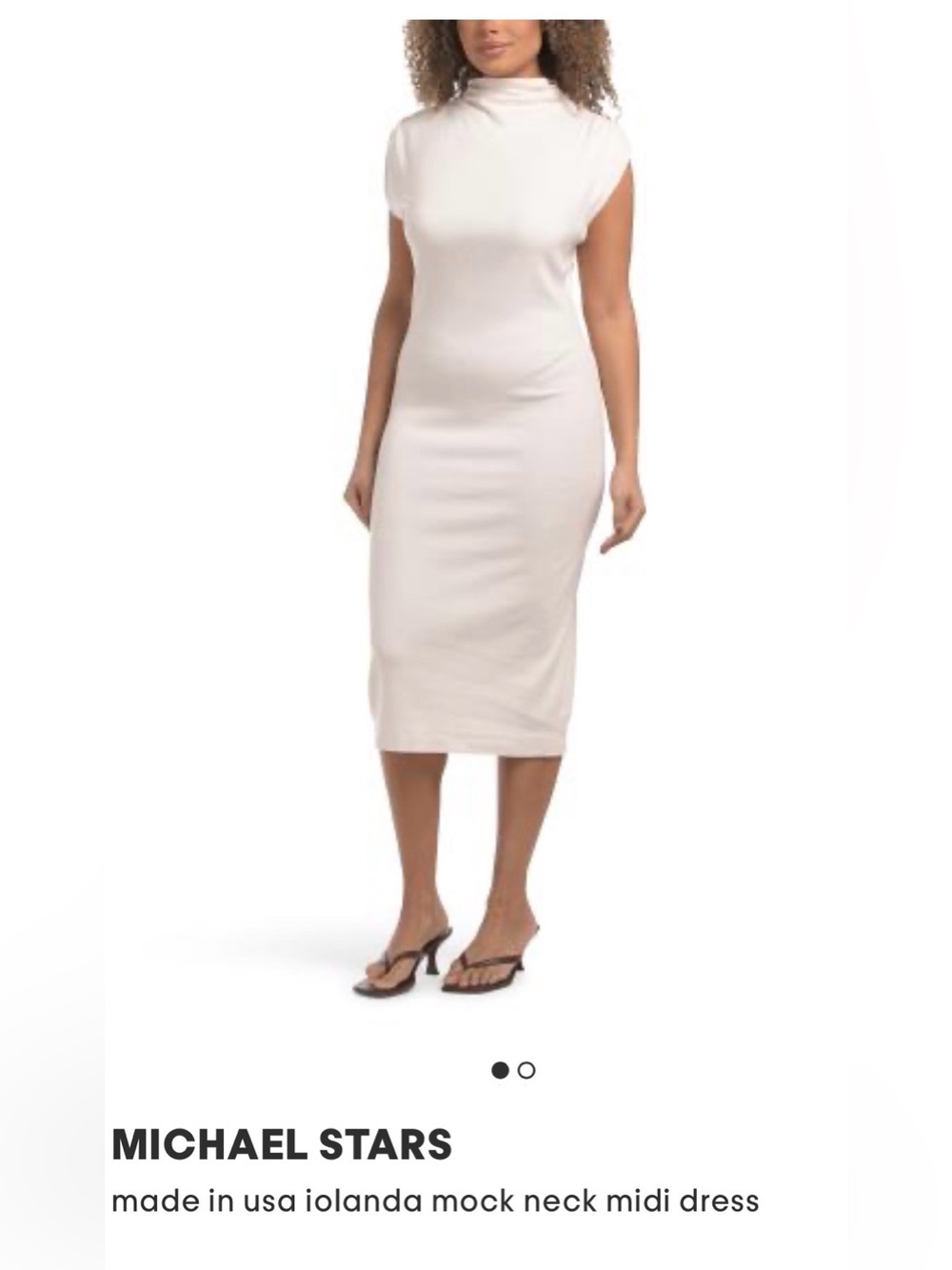 MICHAEL STARS
 iolanda mock neck midi dress
NWT SZ med